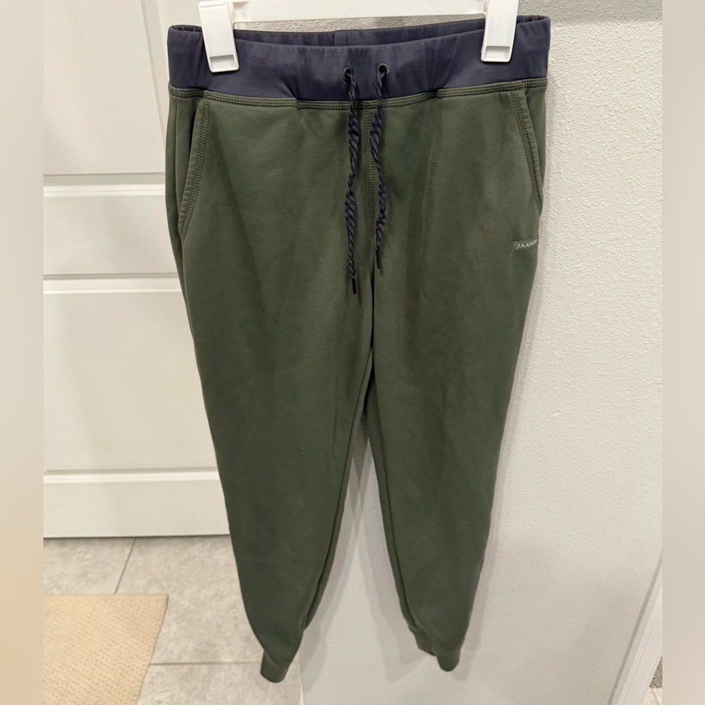 Jaanuu Sage Green jogger scrub pants